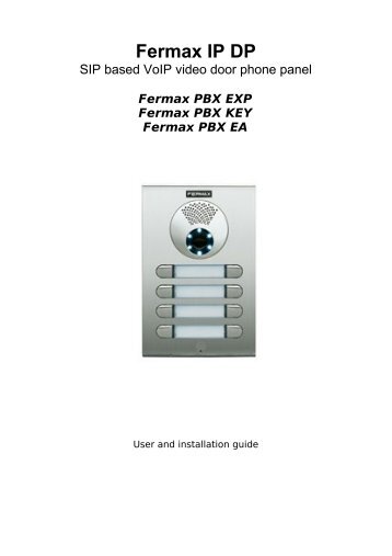Fermax IP DP - ProVu Communications