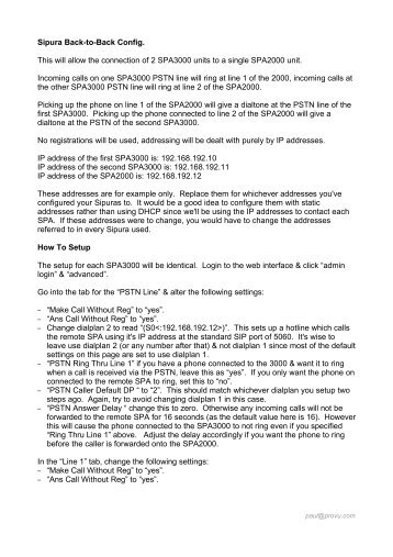 Linksys ATA Back-To-Back 2x SPA-3000 and 1x SPA-2000.(pdf)