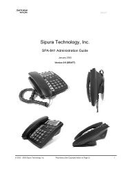 SPA 841 - Administration Guide - ProVu Communications