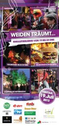 WEIDEN TRÄUMT... - Pro Weiden e.V.