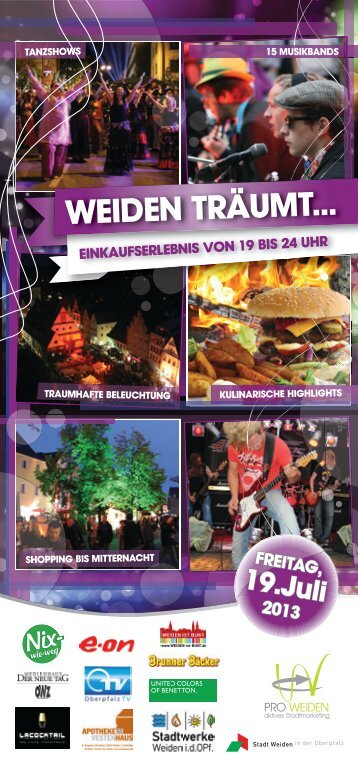 WEIDEN TRÄUMT... - Pro Weiden e.V.