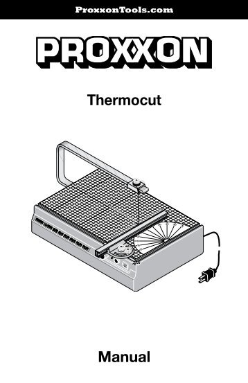 Manual Thermocut - Proxxon Tools