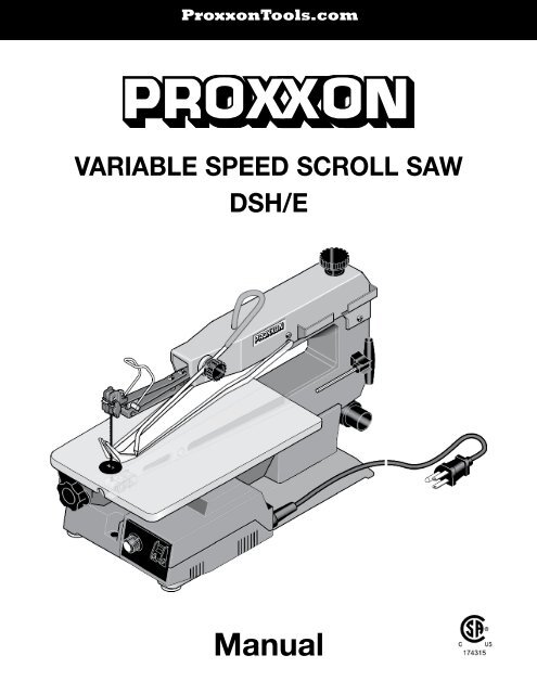 Scroll saw blades for DSH/E, 10 TPI, 12 pcs. – PROXXON Inc