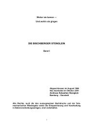 DIE BISCHBERGER STENGLEIN - Andreas Stenglein