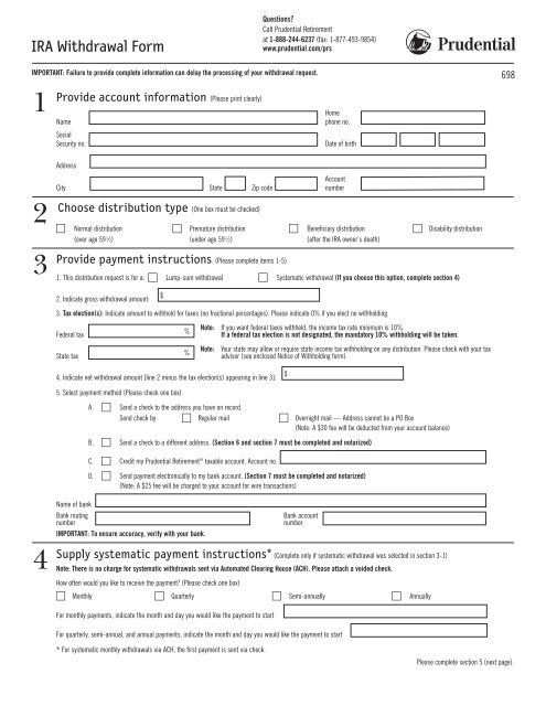 What Tax Form For Ira Withdrawal