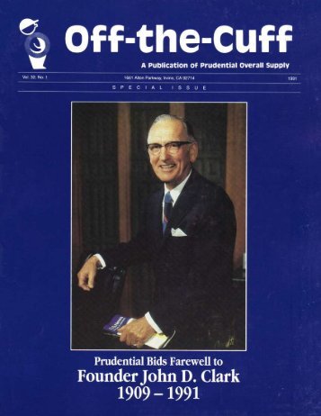 Vol.32 No.1 - Prudential Overall Supply