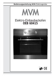 Elektro-Einbaubackofen OEB 60415 - Elektro Discount LÃ¼neburg