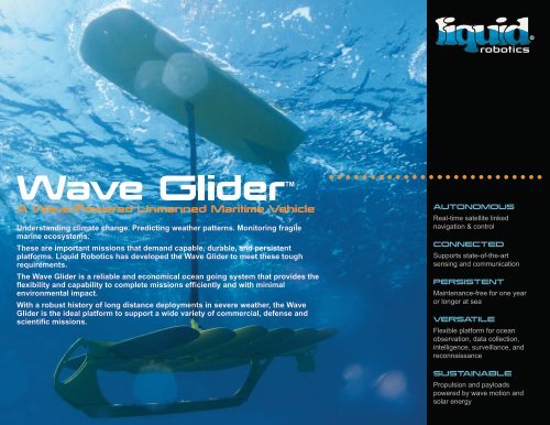 Liquid Robotics Wave Glider Specification - Communication ...