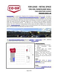 FOR LEASE - Retail Space, CRU #26, at Ranchland Mall on ...