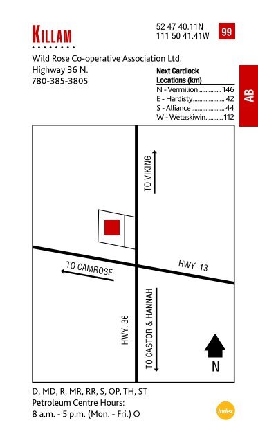 Feb. 2013 Cardlock Location Guide - Co-op Connection