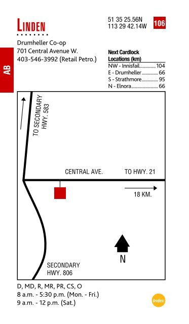 Feb. 2013 Cardlock Location Guide - Co-op Connection