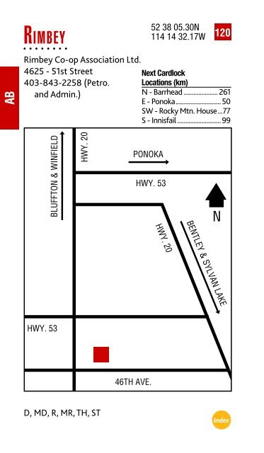 Feb. 2013 Cardlock Location Guide - Co-op Connection