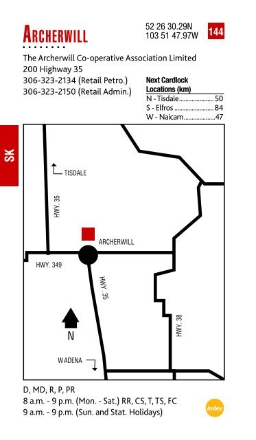 Feb. 2013 Cardlock Location Guide - Co-op Connection