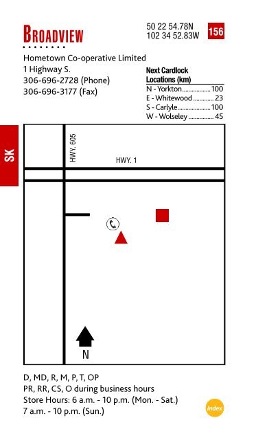 Feb. 2013 Cardlock Location Guide - Co-op Connection