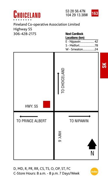 Feb. 2013 Cardlock Location Guide - Co-op Connection