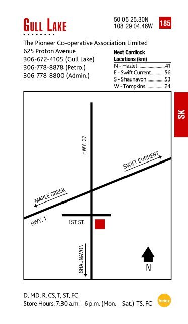 Feb. 2013 Cardlock Location Guide - Co-op Connection