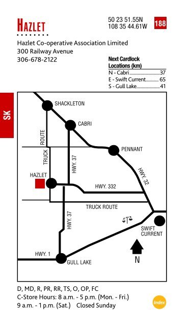 Feb. 2013 Cardlock Location Guide - Co-op Connection