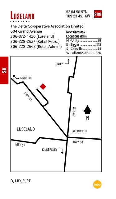 Feb. 2013 Cardlock Location Guide - Co-op Connection