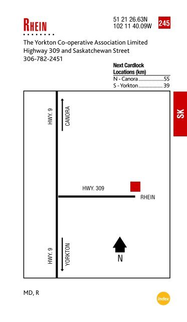 Feb. 2013 Cardlock Location Guide - Co-op Connection