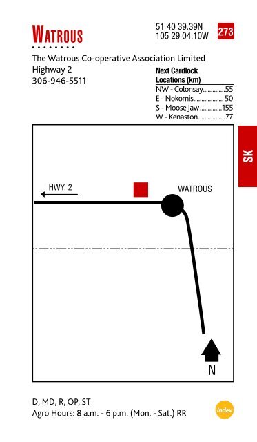 Feb. 2013 Cardlock Location Guide - Co-op Connection