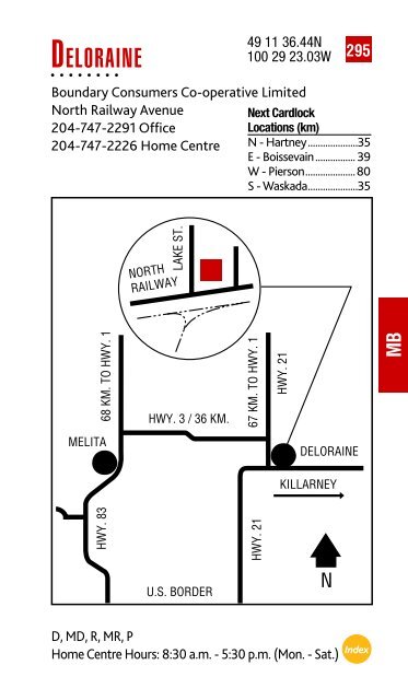 Feb. 2013 Cardlock Location Guide - Co-op Connection