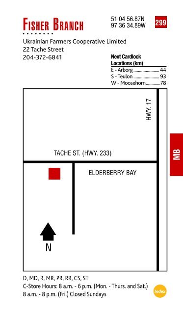 Feb. 2013 Cardlock Location Guide - Co-op Connection