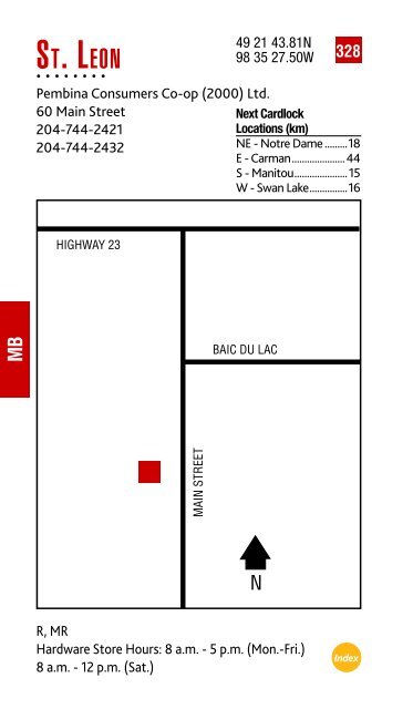 Feb. 2013 Cardlock Location Guide - Co-op Connection