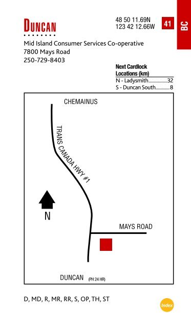 Feb. 2013 Cardlock Location Guide - Co-op Connection