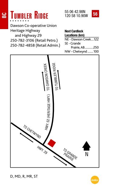 Feb. 2013 Cardlock Location Guide - Co-op Connection