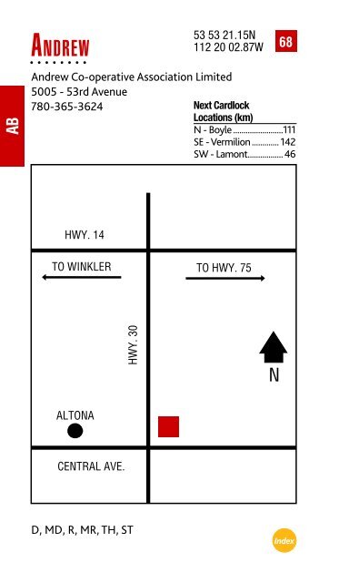 Feb. 2013 Cardlock Location Guide - Co-op Connection