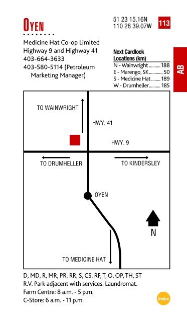 Feb. 2013 Cardlock Location Guide - Co-op Connection