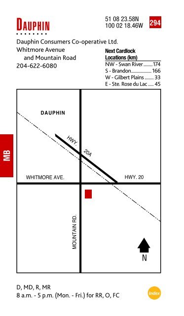 Feb. 2013 Cardlock Location Guide - Co-op Connection