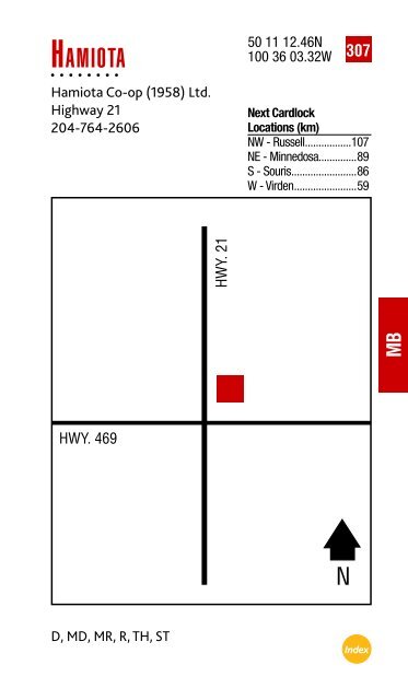 Feb. 2013 Cardlock Location Guide - Co-op Connection