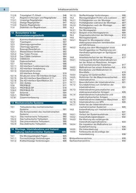 Leseprobe & Inhaltsverzeichnis - Europa-Lehrmittel