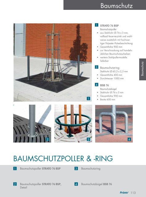 Urbanes Mobiliar - Produktideen Baumschutz 2012