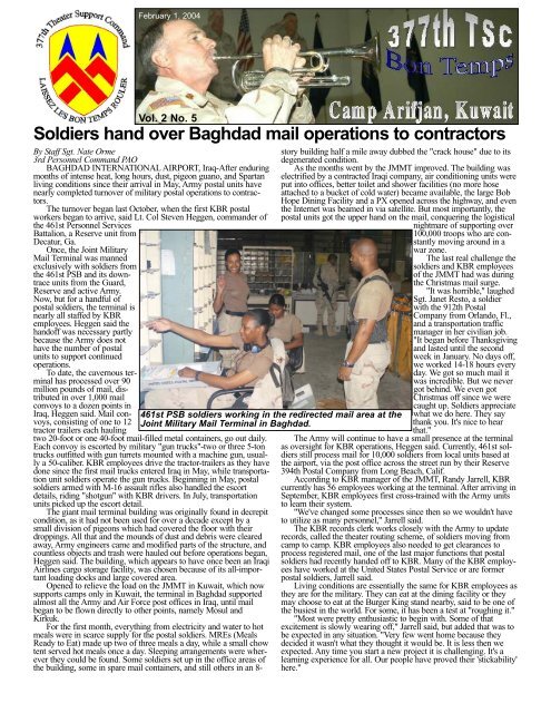 C-23: Big Little Plane - Third Army/ARCENT - U.S. Army