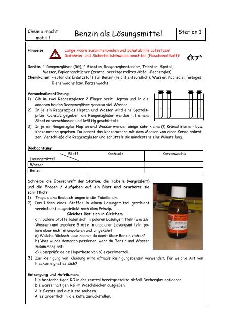 Stationen 1-4 - PS-Chemieunterricht.de