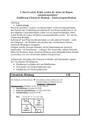 Chemische Bindung CH - PS-Chemieunterricht.de