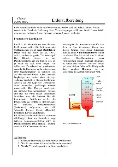 Infotexte Tableset - PS-Chemieunterricht.de