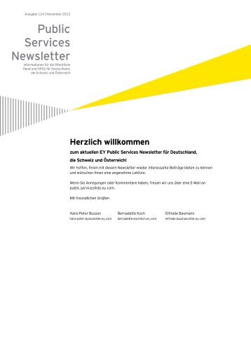 Newsletter Ausgabe 114 - Public Services Newsletter