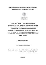 evoluciÃ³n de la toxicidad y la biodegradabilidad de - Plataforma ...