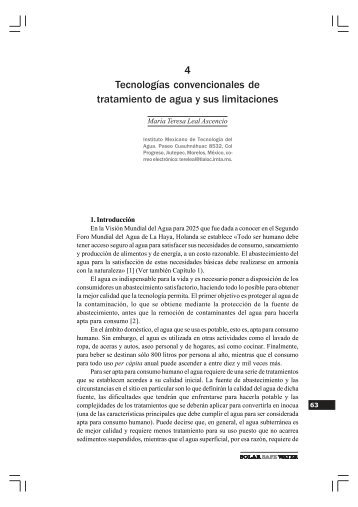 4 TecnologÃ­as convencionales de tratamiento de agua y sus ...