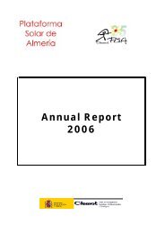 Annual Report 2006 - Plataforma Solar de AlmerÃ­a