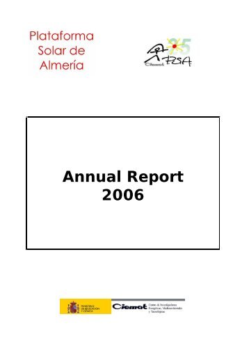 Annual Report 2006 - Plataforma Solar de AlmerÃ­a