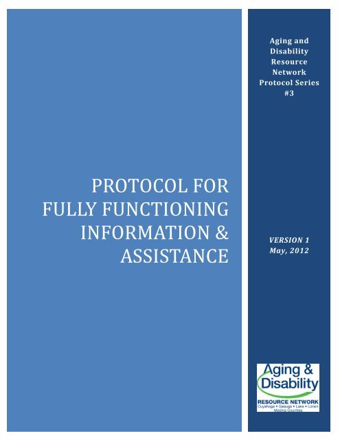 protocol for fully functioning information & assistance - Western ...