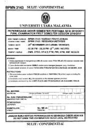 BPMN 3143 SULIT/ CQNFIDENTIAL - UUM