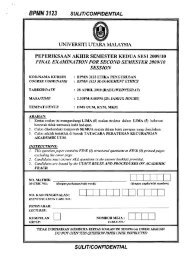 BPMN 3123 SULIT/CONFIDENTIAL - UUM