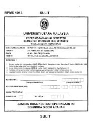 BPMS 1013 - UUM