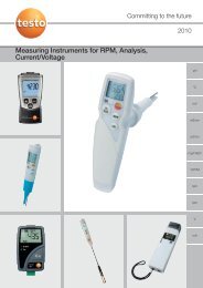 Measuring Instruments for RPM, Analysis, Current/Voltage - Voultherm