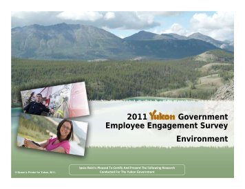 Environment - Public Service Commission - Government of Yukon